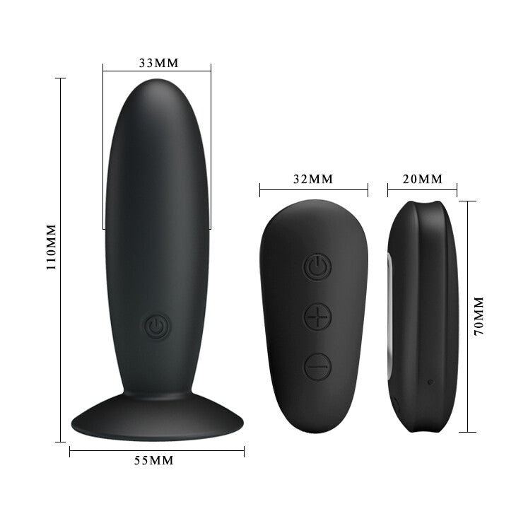 Vibratore Anale Remote Control Raven - Erotika Shop
