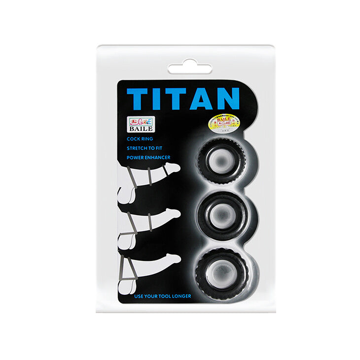 Anelli Fallici Tiple Titan - Erotika Shop