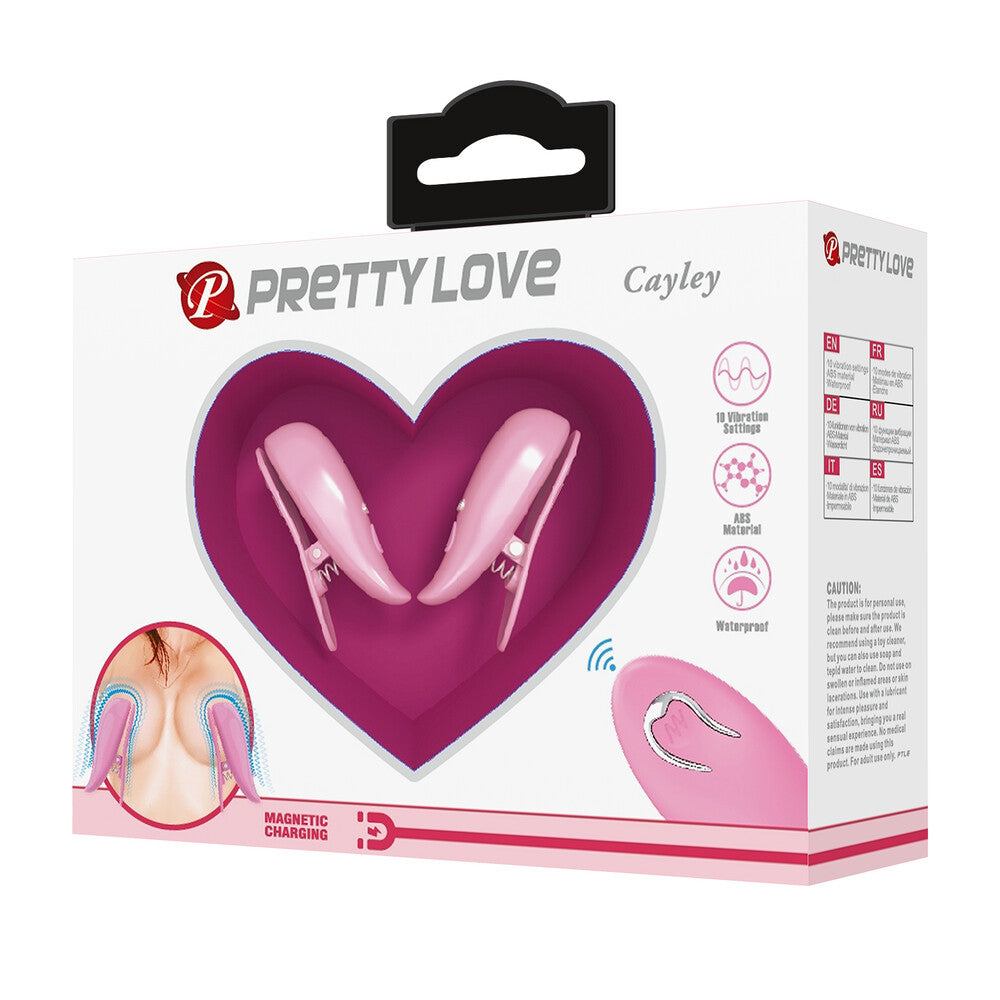 Pinzette Per Capezzoli Vibranti Cayley - Erotika Shop