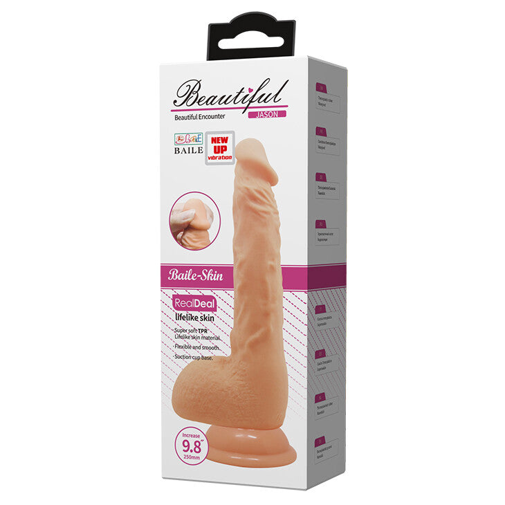 Dildo XXL Beautiful Vibrant Jason 25 cm - Erotika Shop