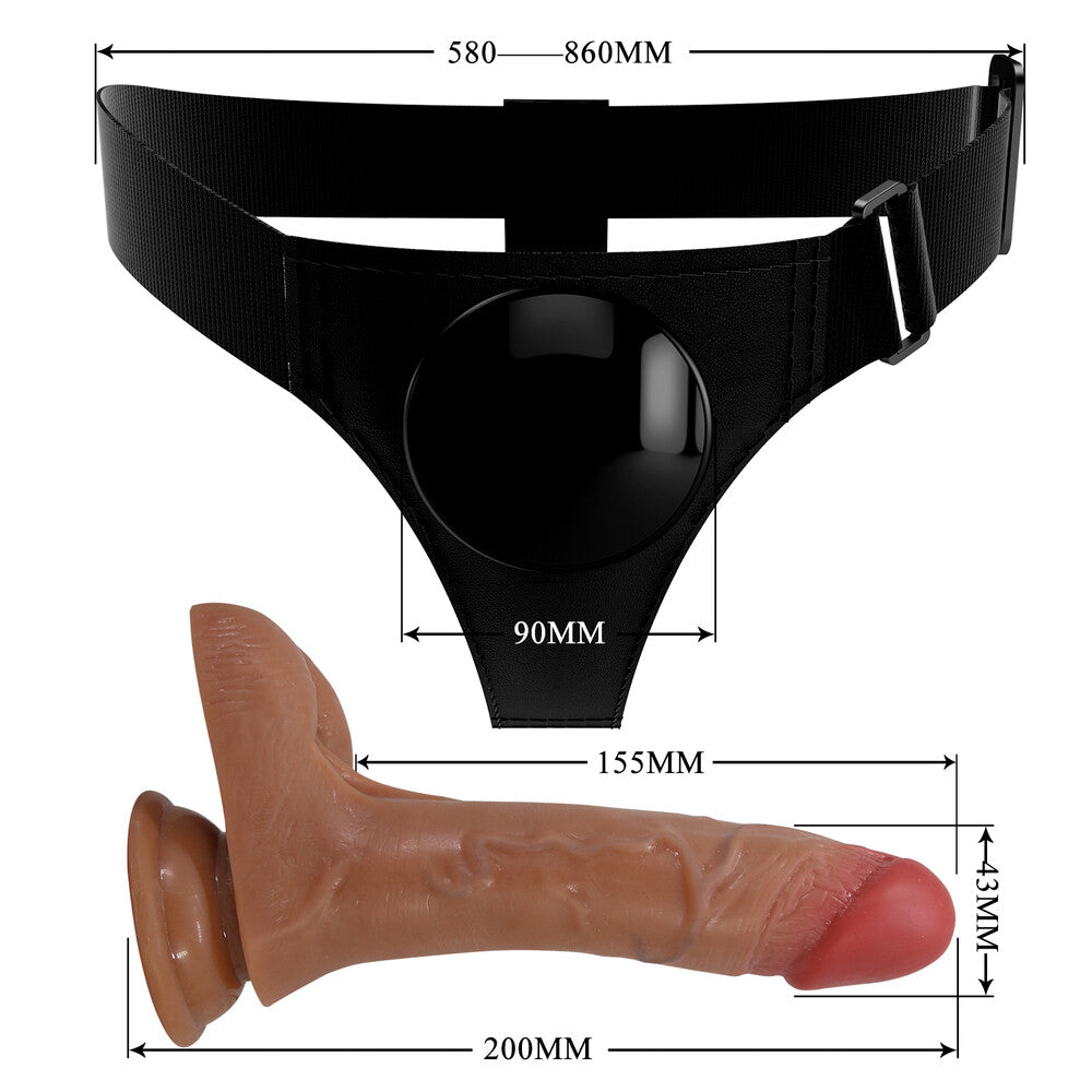 Strap On Vibrante Oher 20 cm