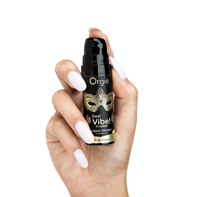 Vibratore Liquido Dual Vibe Pina Colada 15ml - Erotika Shop