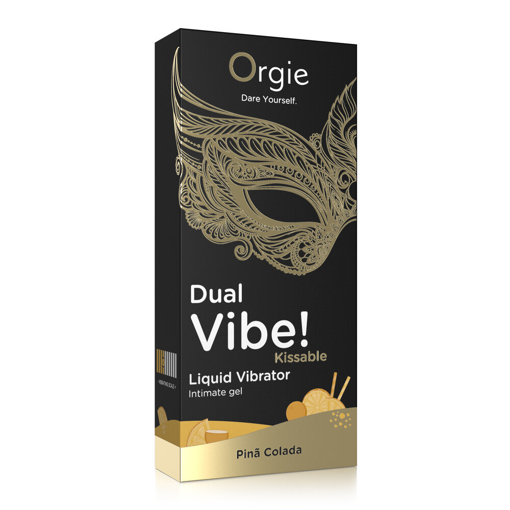 Vibratore Liquido Dual Vibe Pina Colada 15ml - Erotika Shop