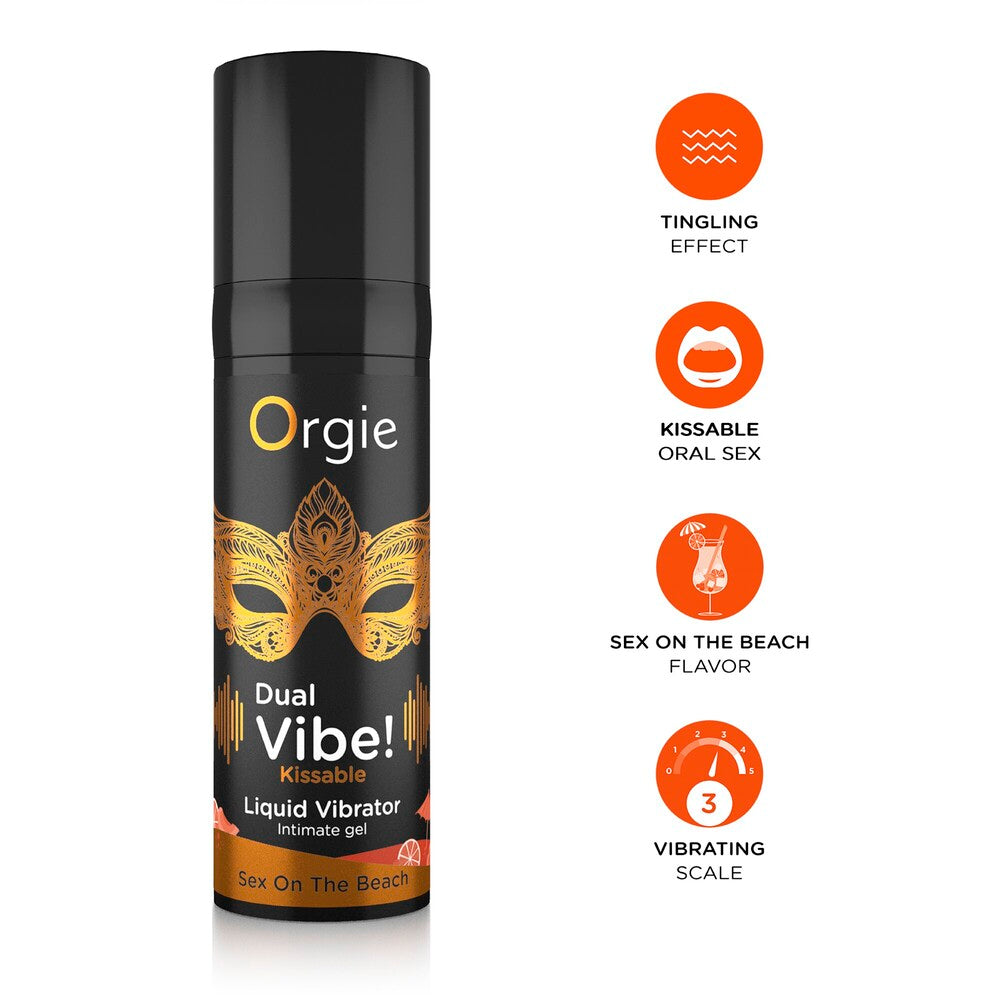 Vibratore Liquido Dual Vibe Sex On The Beach 15ml - Erotika Shop