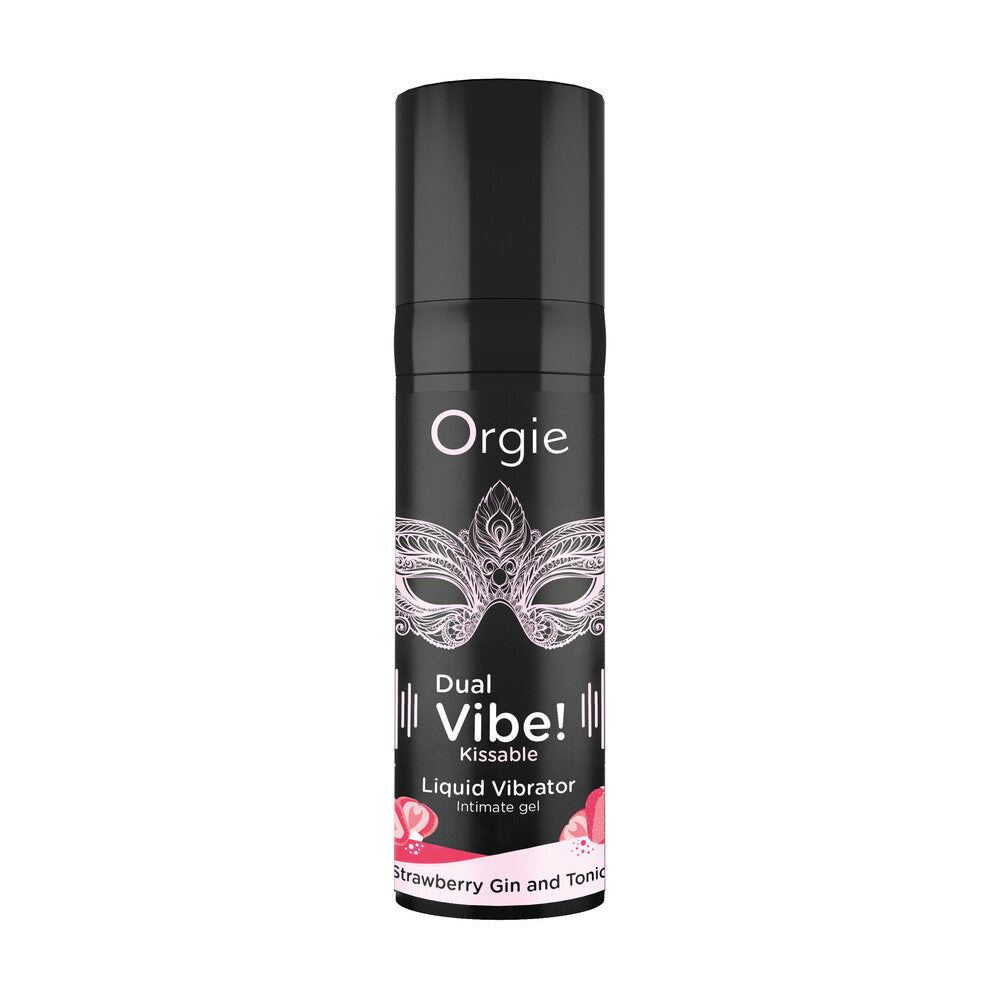 Vibratore Liquido Dual Vibe Strawberry Gin And Tonic 15ml - Erotika Shop