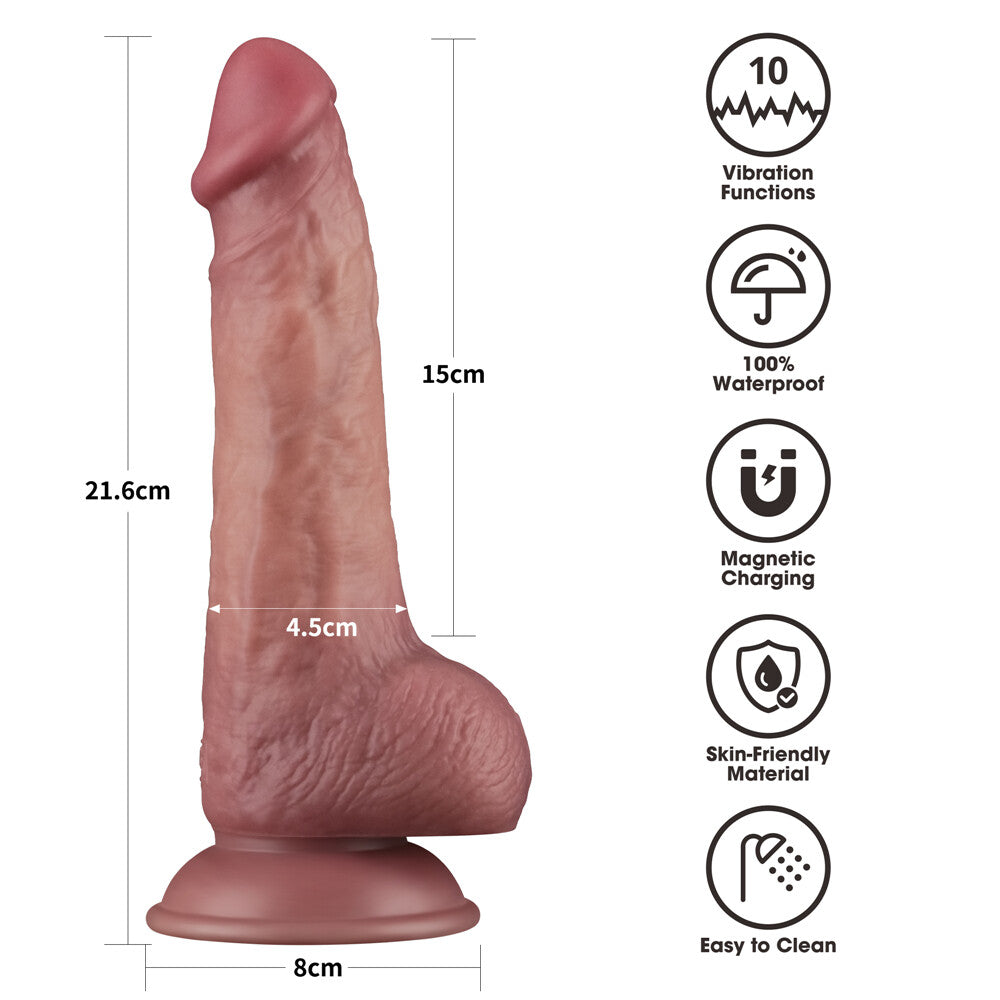 Vibratore Realistico Power Cock Real Feel - Erotika Shop
