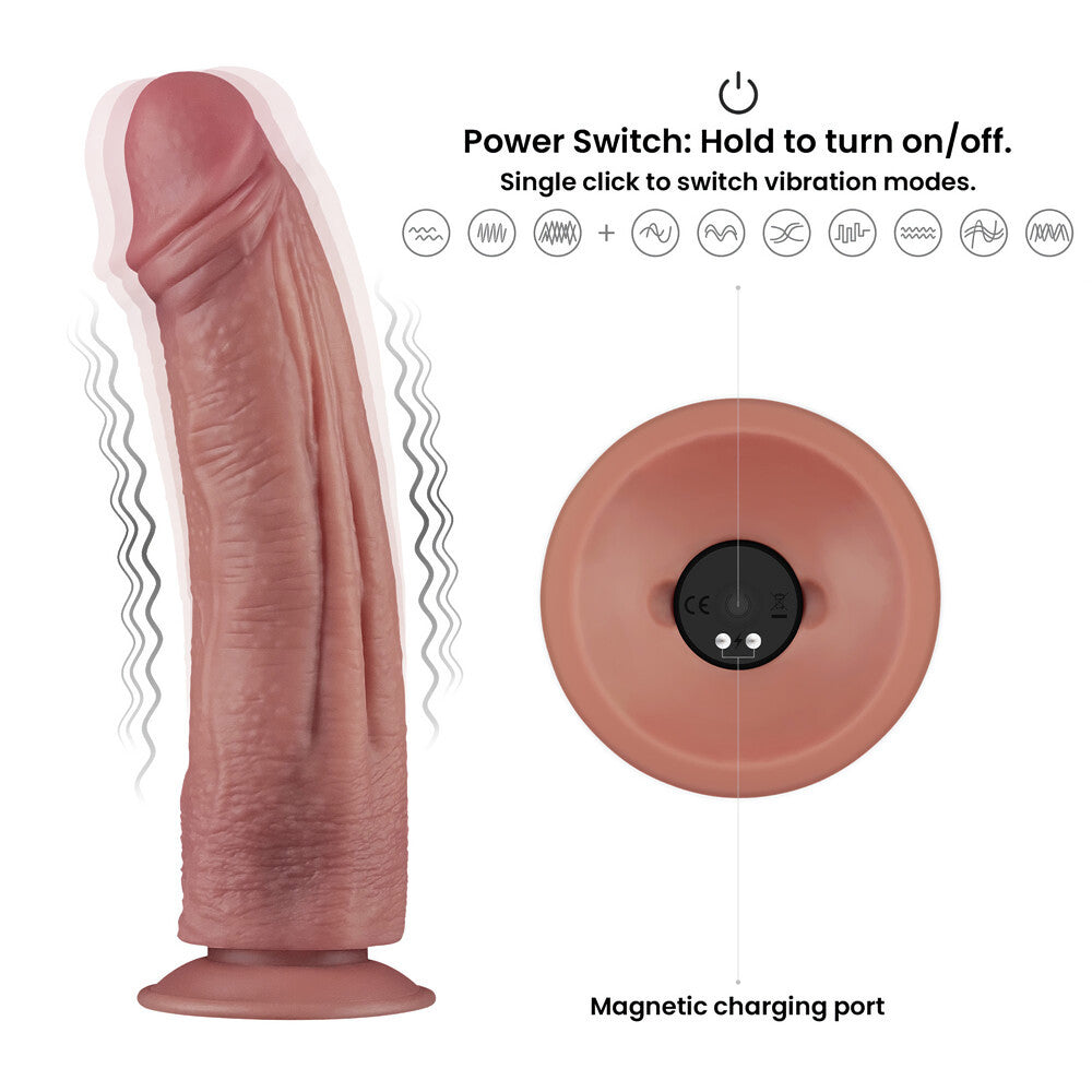 Vibratore Realistico Power Cock Magnum - Erotika Shop