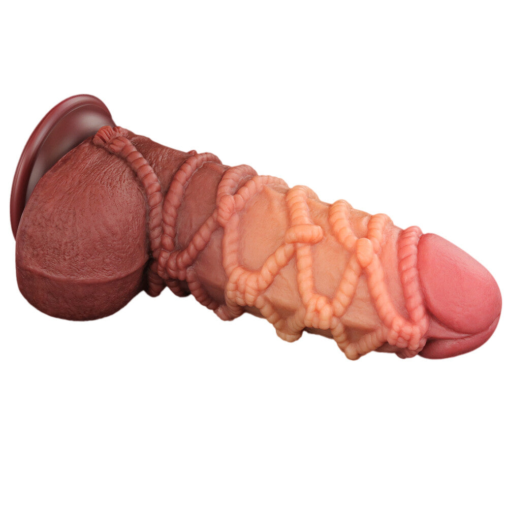 Dildo XXL Braided Rope 24,5 cm - Erotika Shop