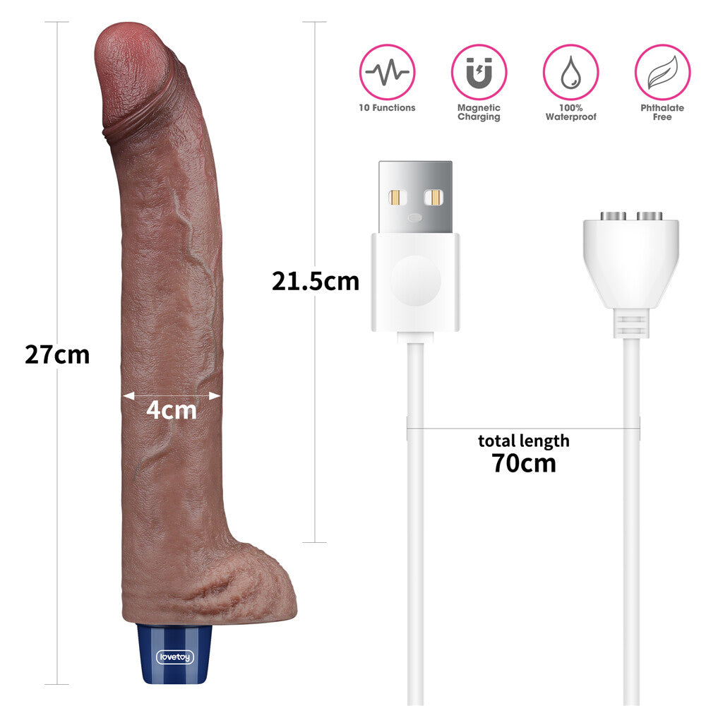 Vibratore Realistico Bouncee 27 cm - Erotika Shop