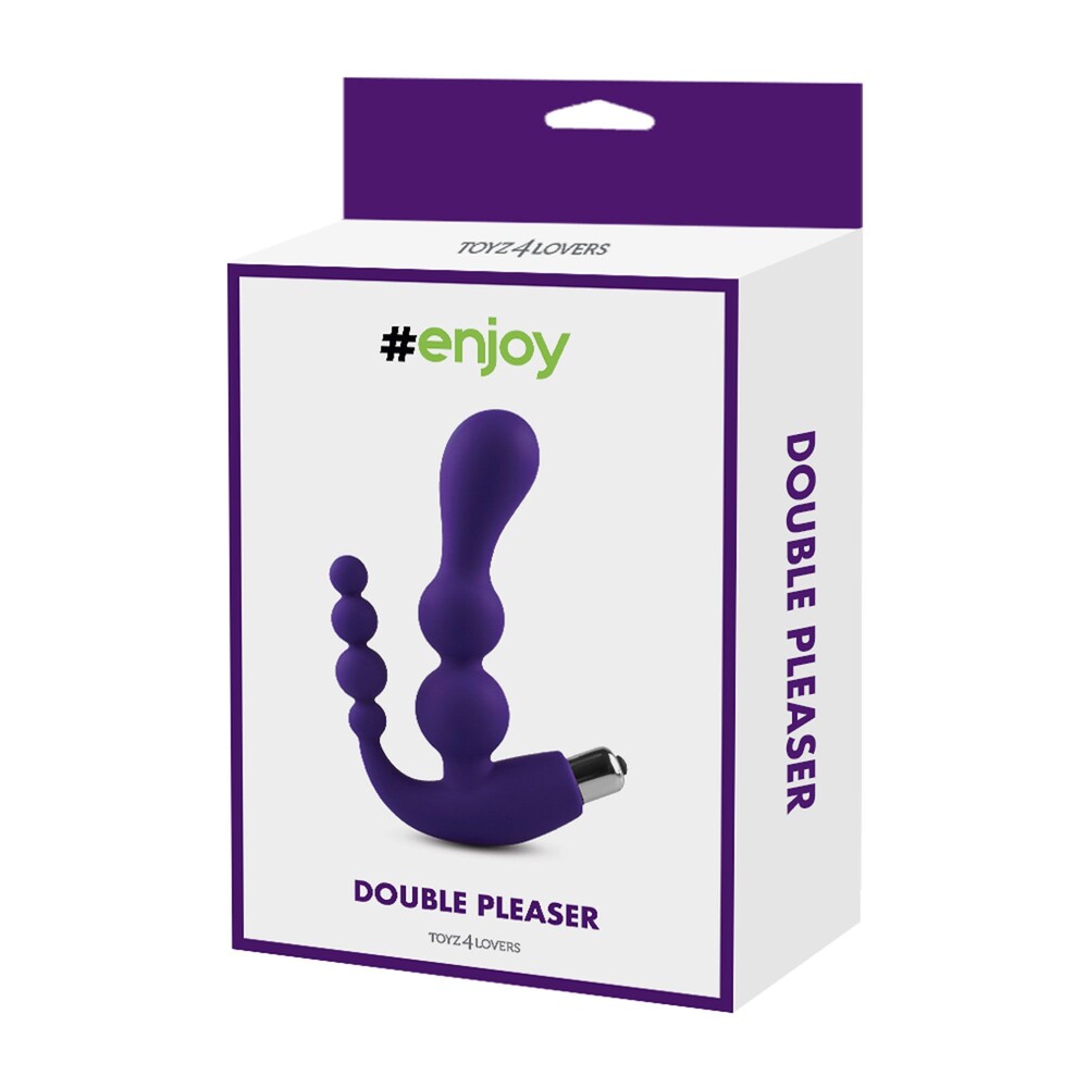 Plug vibrante Double pleaser - Erotika Shop