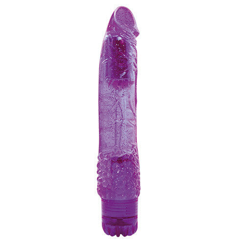 Vibratore Realistico Spangly Glitter 23 cm - Erotika Shop
