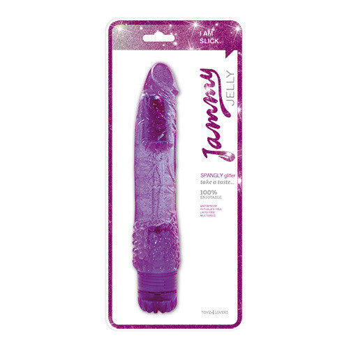 Vibratore Realistico Spangly Glitter 23 cm - Erotika Shop