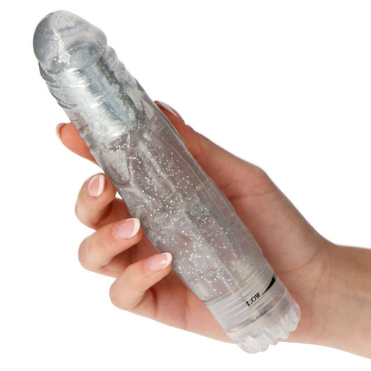 Vibratore Realistico Crushy Glitter 19 cm - Erotika Shop