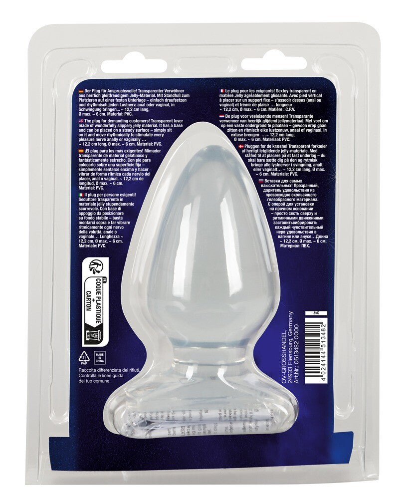 Plug crystal clear - Erotika Shop