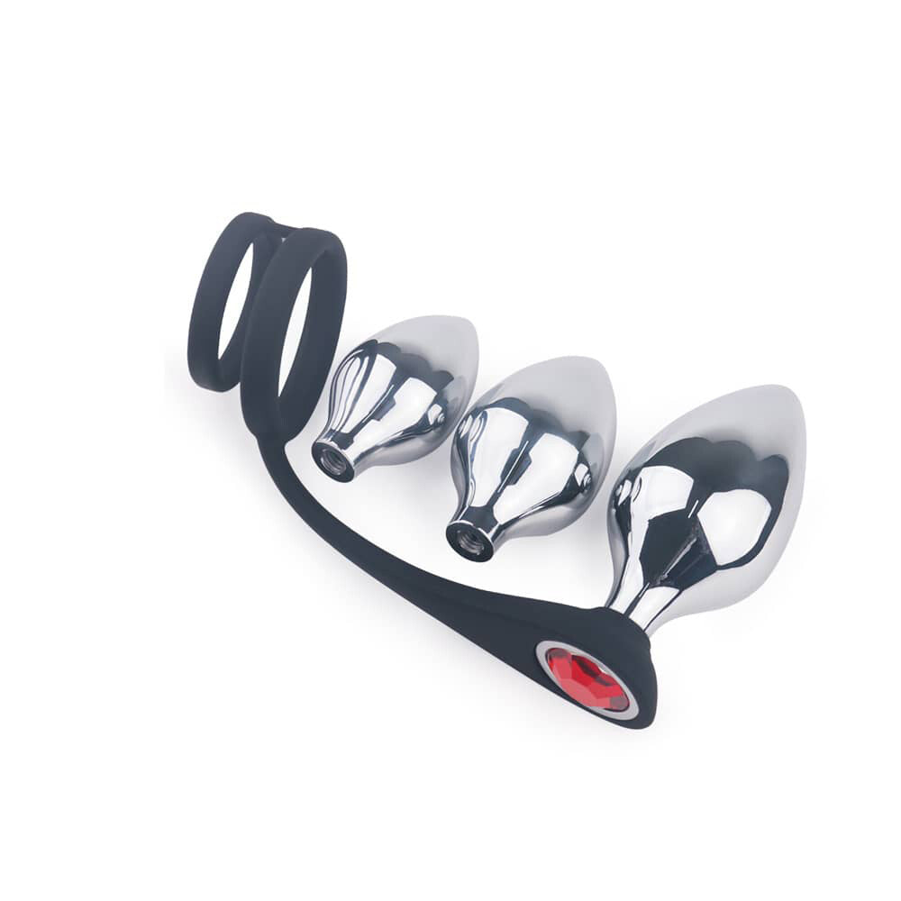 Plug Anale e Anello Fallico Pleasure Bully - Erotika Shop