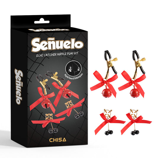 Pinzette Per Capezzoli Echo Catcher Kit - Erotika Shop