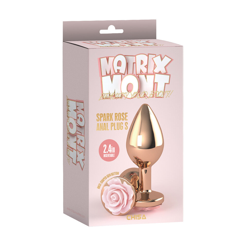 Plug Anale Spark Rose Ø 2,7 cm - Erotika Shop