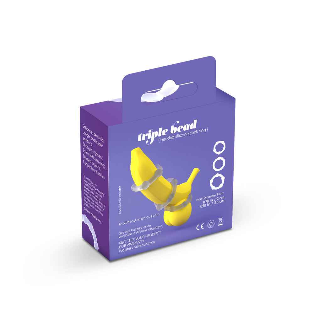 Anelli Fallici Triple Bead