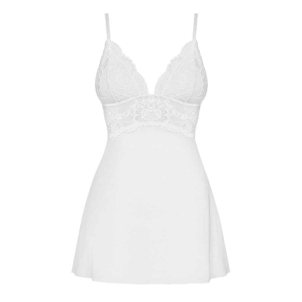 Baby Doll e Perizoma Sexy Feminine Bianco