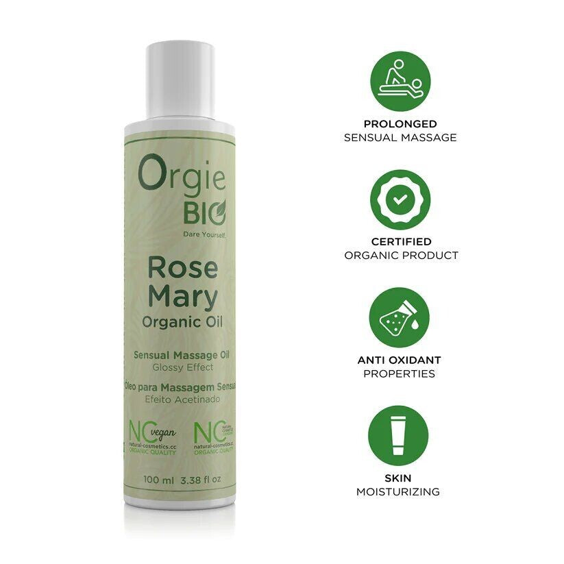 Olio Massaggio Bio Rosmarino - Erotika Shop