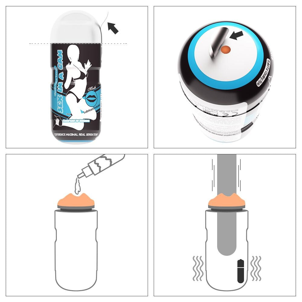 Masturbatore Sexy Mouth Vibro - Erotika Shop