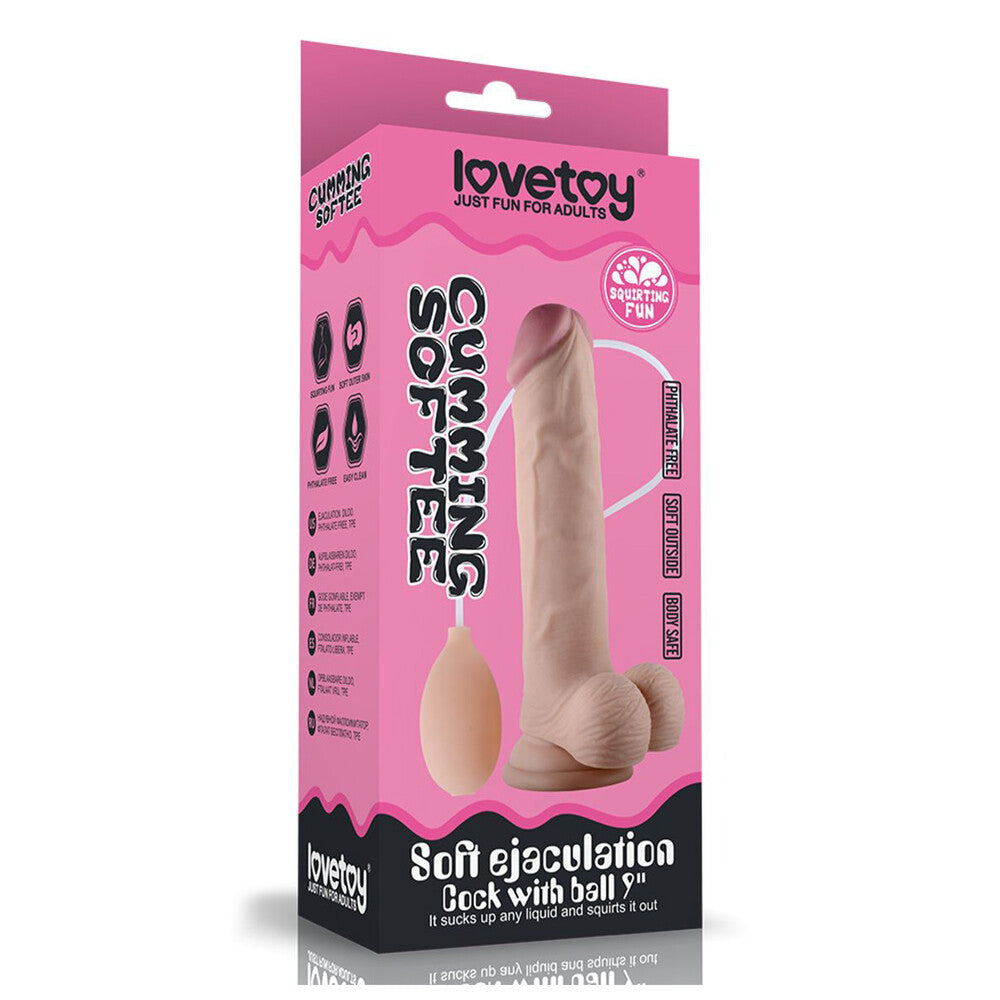 Dildo Realistico Cumming Long 23 cm - Erotika Shop