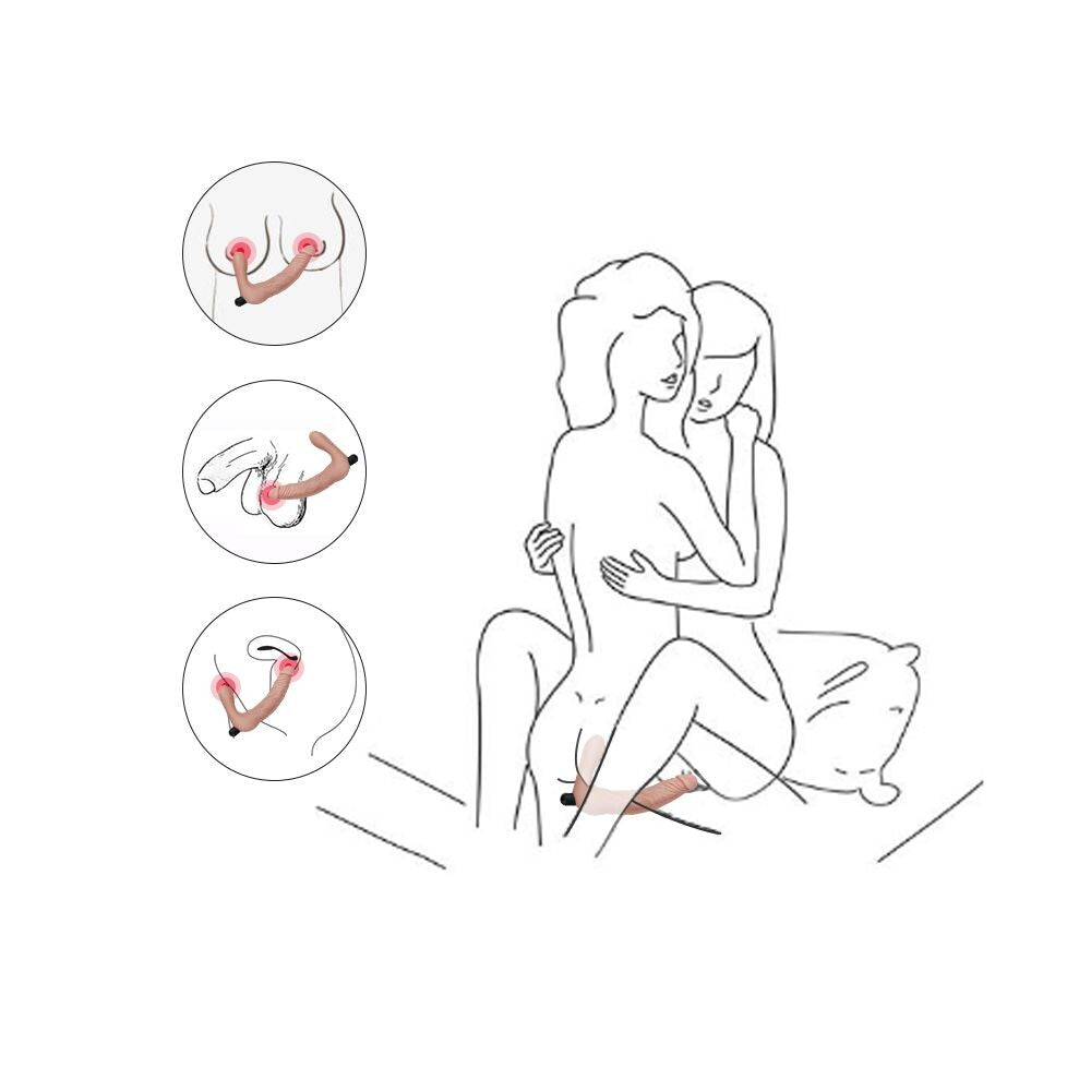 Strap On Strapless Vibe Real 21 cm - Erotika Shop