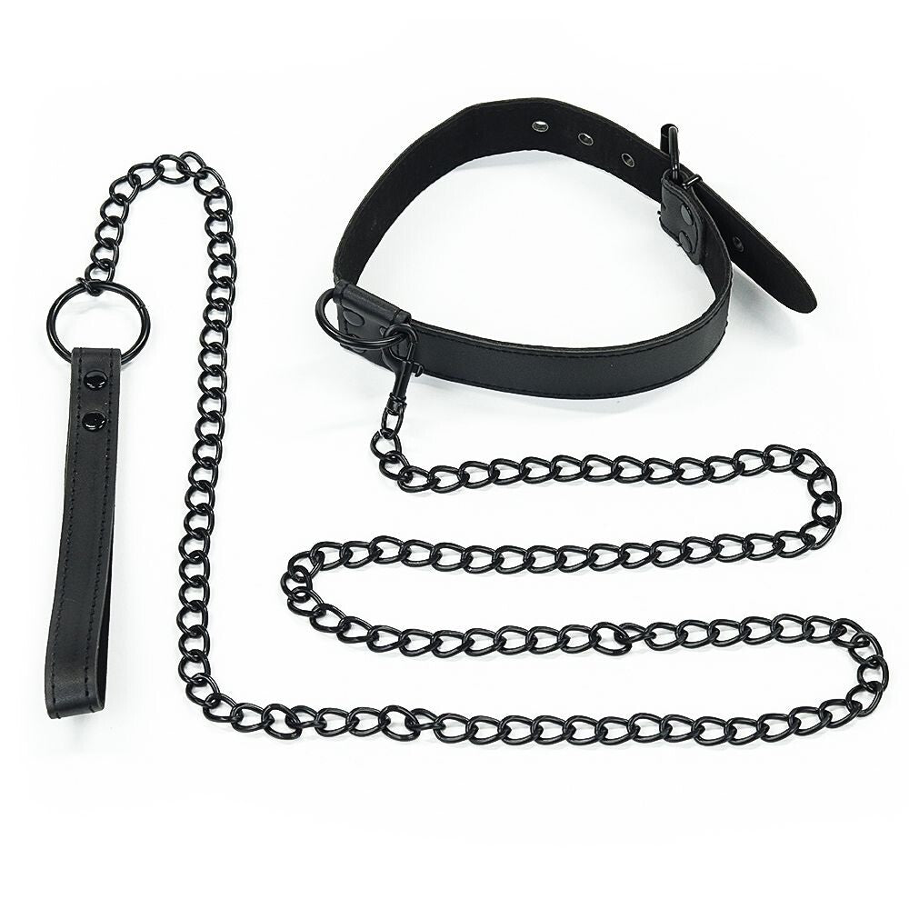 Collare Bondage con Guinzaglio Matt - Erotika Shop