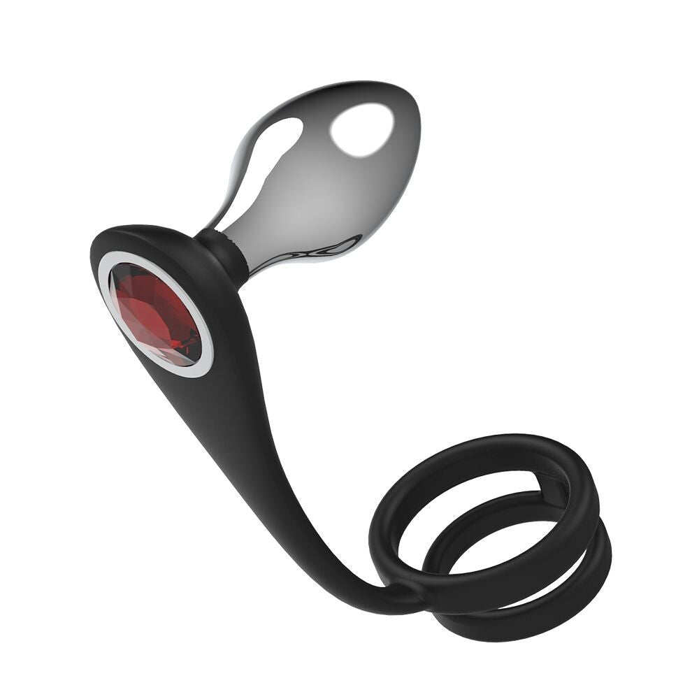 Plug Anale e Anello Fallico Pleasure Bully - Erotika Shop