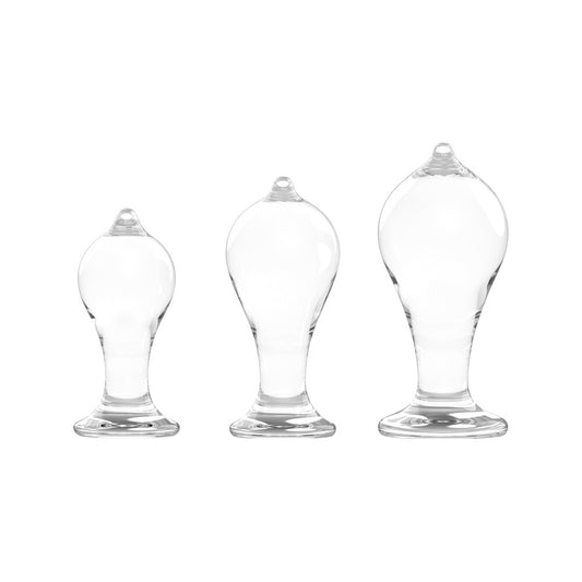 Plug Anale Clear Gaper Set - Erotika Shop