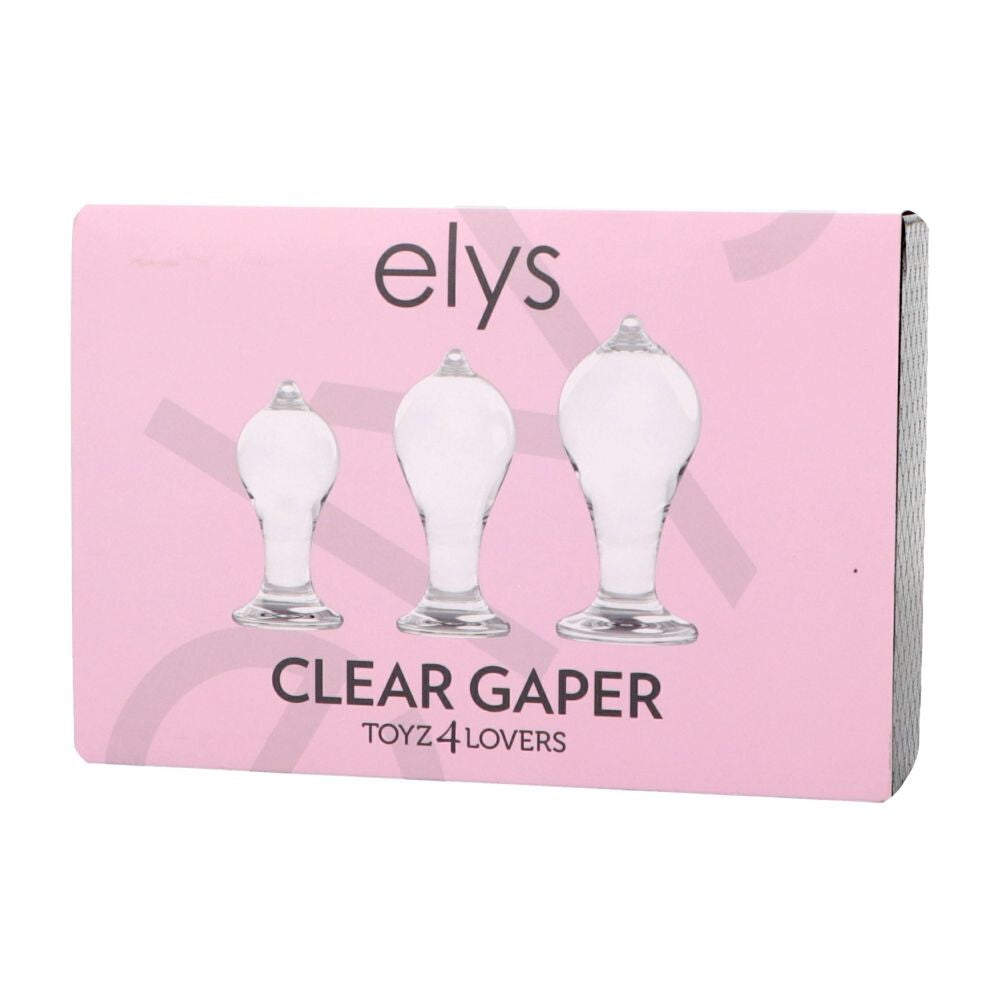 Plug Anale Clear Gaper Set - Erotika Shop