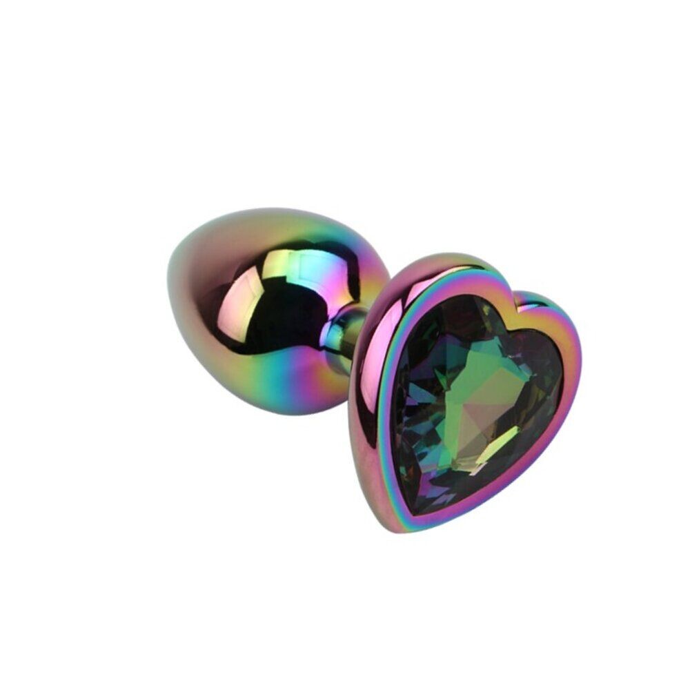 Plug Anale Rainbow Heart - Erotika Shop