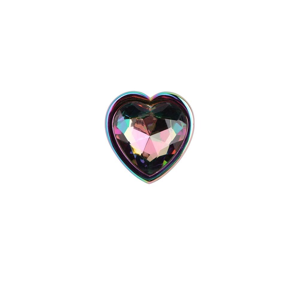 Plug Anale Rainbow Heart - Erotika Shop