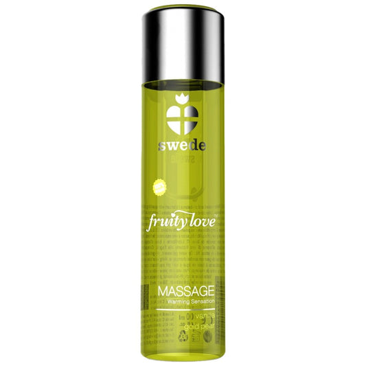 Olio Massaggio Riscaldante Vaniglia e Pera - Erotika Shop
