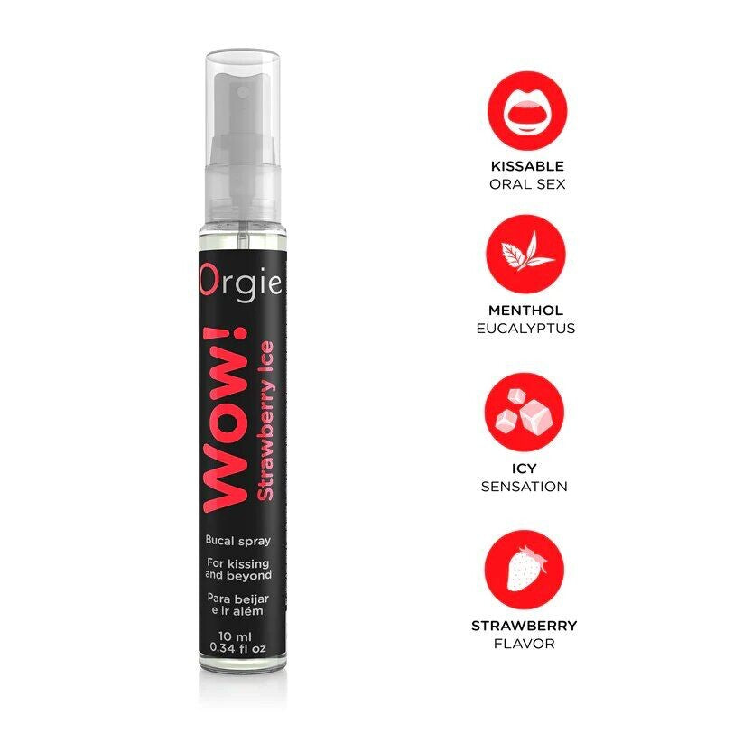 Spray Sesso Orale Wow! Fragola - Erotika Shop