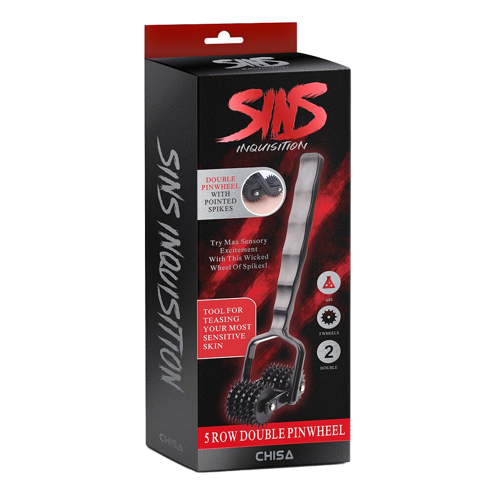 Bondage 5 Row Double Pinwheel - Erotika Shop
