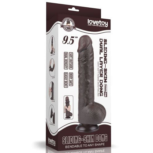 Dildo Realistico Chocolate 24 cm - Erotika Shop