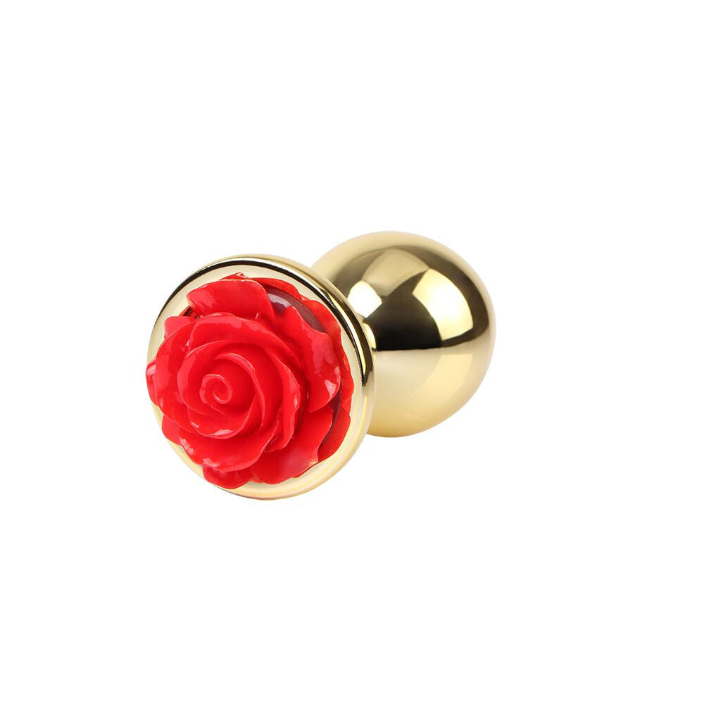 Plug Anale Showy Rose Ø 3,9 cm - Erotika Shop