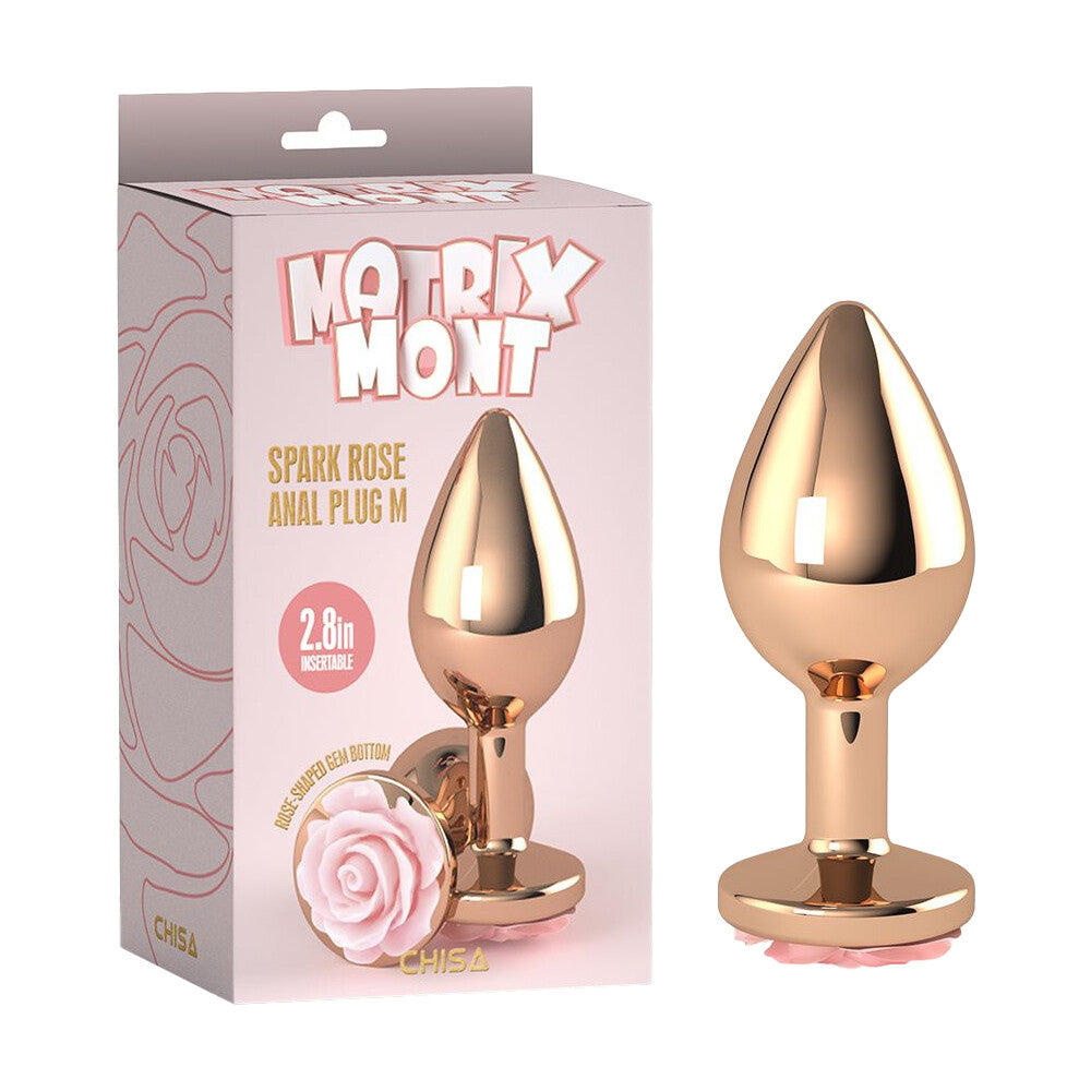 Plug Anale Spark Rose Ø 3,3 cm - Erotika Shop