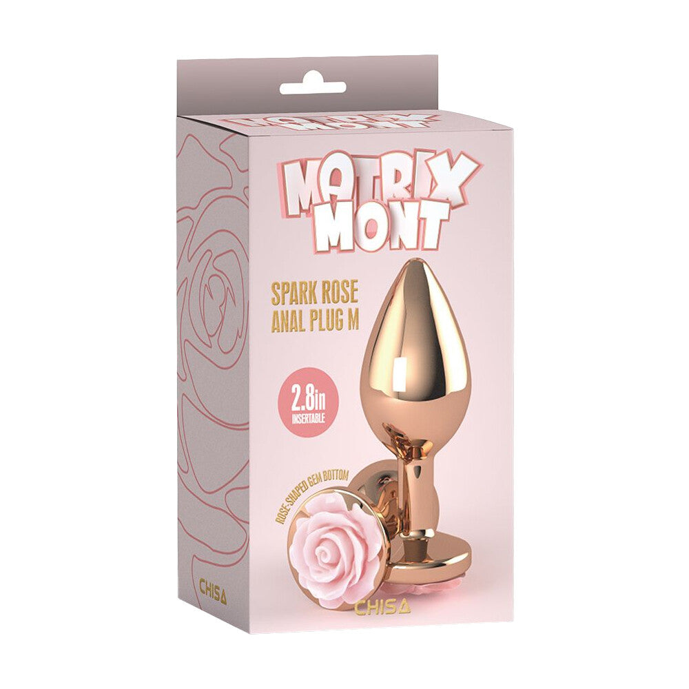 Plug Anale Spark Rose Ø 3,3 cm - Erotika Shop