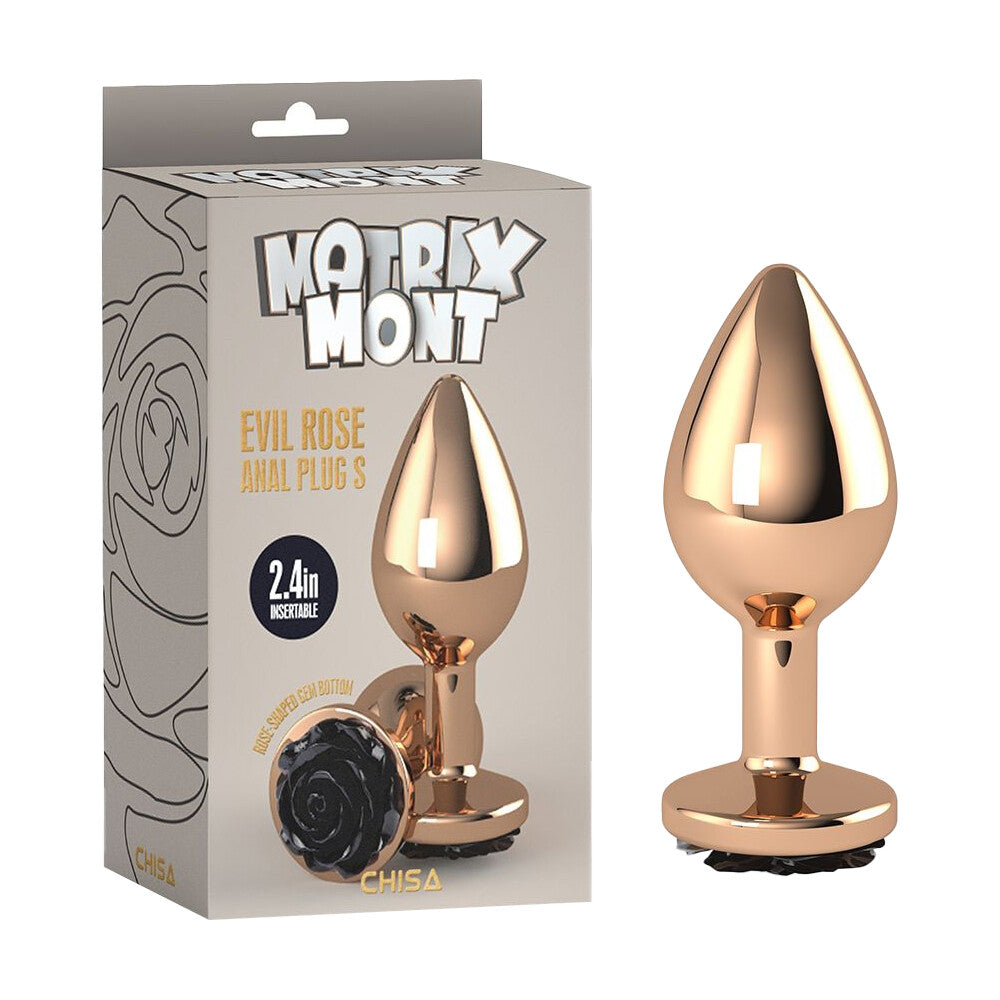 Plug Anale Evil Rose Ø 7,8 cm - Erotika Shop