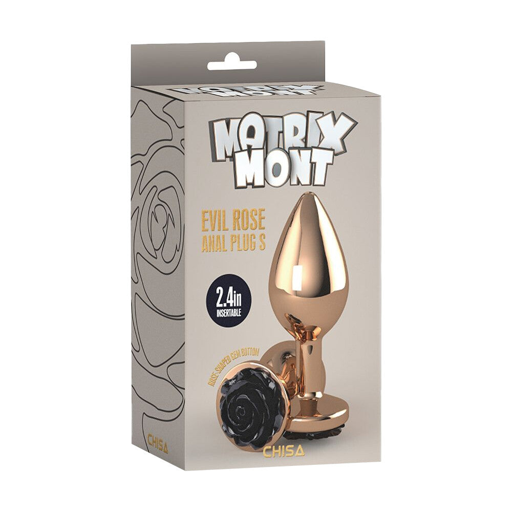 Plug Anale Evil Rose Ø 7,8 cm - Erotika Shop