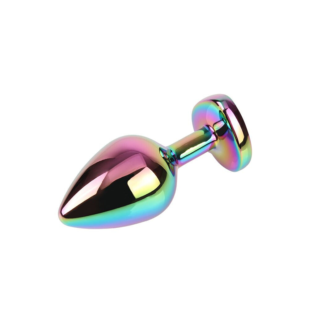 Plug Anale Rainbow Heart Gem Ø 3,3 cm - Erotika Shop