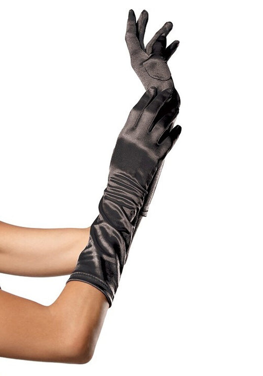 Guanti Sexy Elbow Nero - Erotika Shop