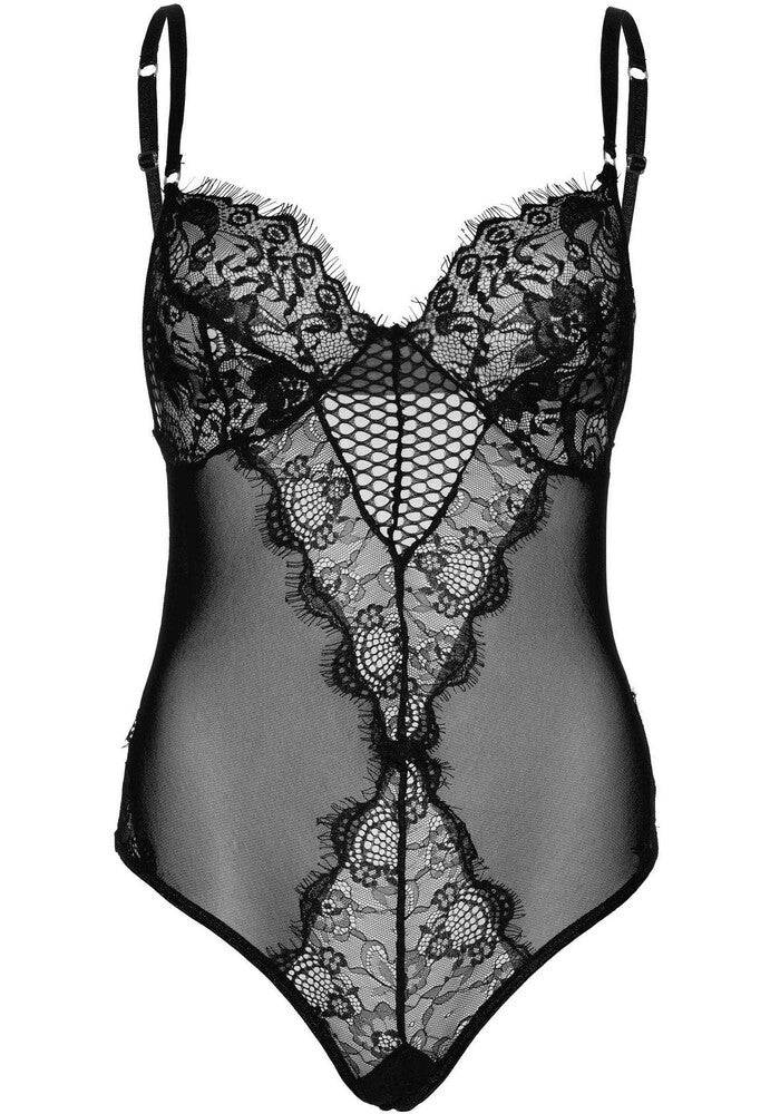 Body Sexy Lace and Sheer Nero - Erotika Shop