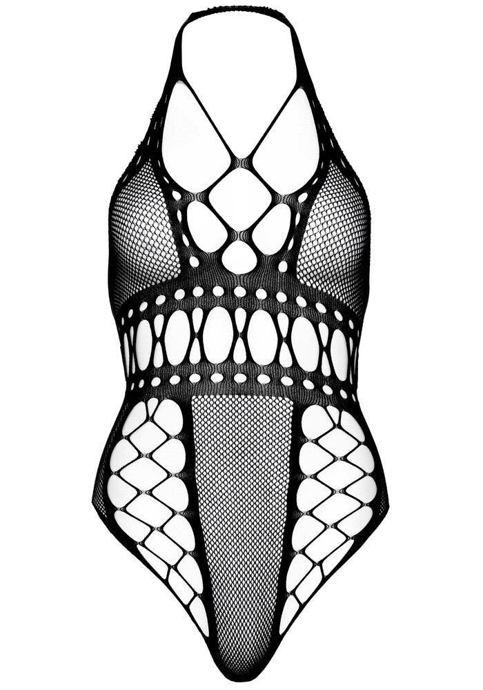 Body Sexy Net Backless Thong Nero - Erotika Shop