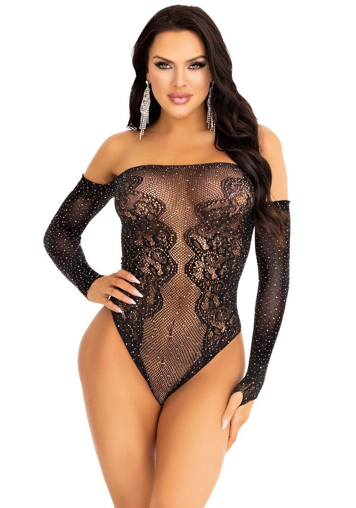 Body Sexy Off The Shoulder Nero - Erotika Shop