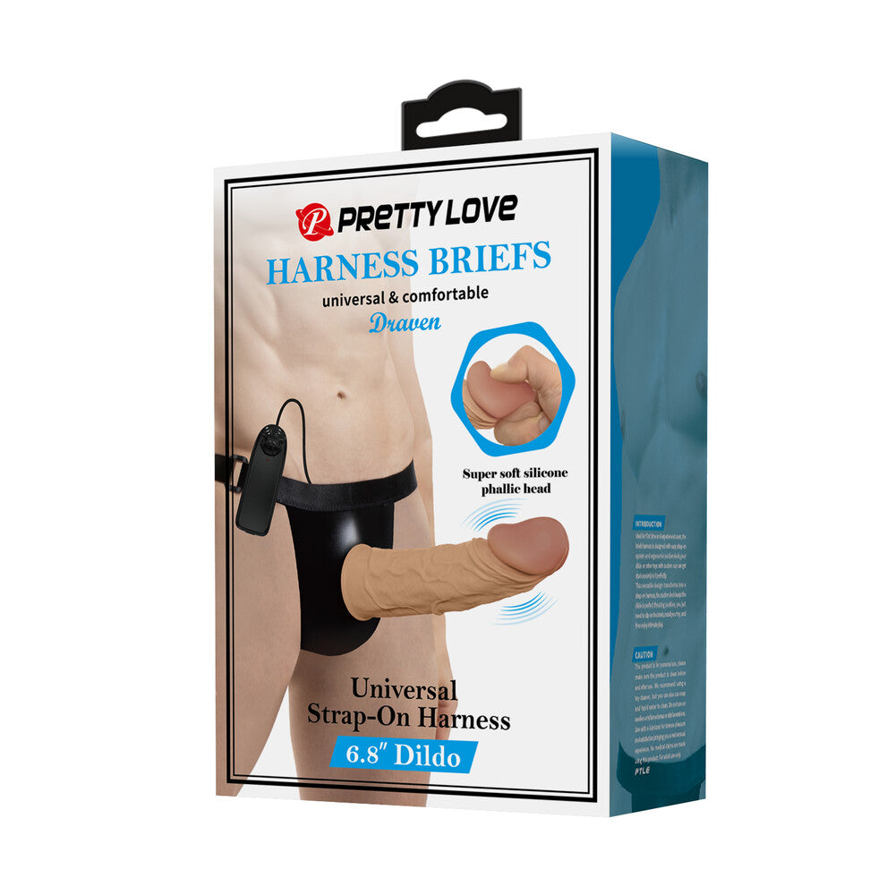 Strap On Vibrante Draven 17,5 cm - Erotika Shop