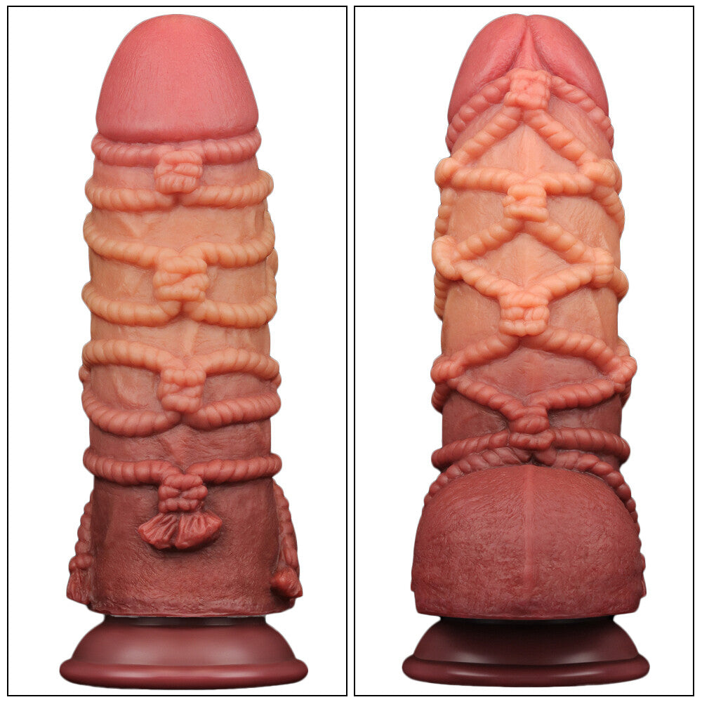 Dildo XXL Braided Rope 24,5 cm - Erotika Shop