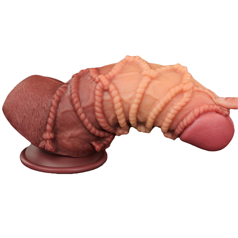 Dildo XXL Braided Rope 24,5 cm - Erotika Shop